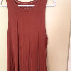 Rust Colored American Eagle Soft & Sexy Tank